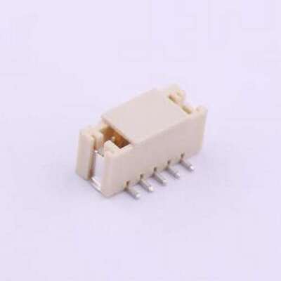 M2010VS-05P 线对板针座 1x5P 间距:2mm 立贴 SMD,P=2mm