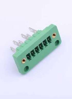 JL15CDGV-38106G01 插拔式接线端子 螺丝固定 1x6P 3.81mm 排数:1