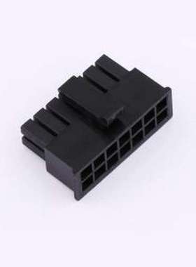 WAFER-MX300JK-27A 胶壳(线对板/线对线) MX 3.0双排直针胶壳2*7P