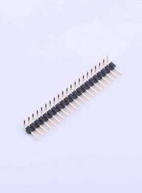 X4611WR-21I-C40D28 排针 1x21P 间距:2mm 方针 弯插,P=2mm