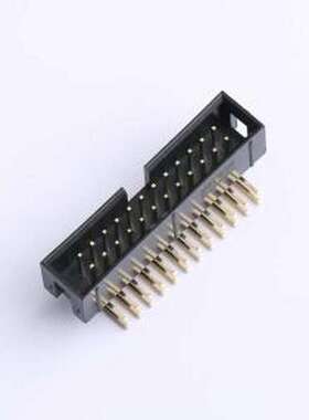 XDFH-0259-2*12P IDC刺破式连接器(牛角/简牛) 2U镀金PH2.54MM-2*