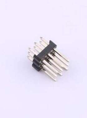 PZ254-3-03-Z-2.5-G0 排针 3x3P 间距:2.54mm 方针 直插 黑色 插