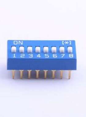VDG-08LG-R 拨码开关 VDG-08LG-R 蓝色 插件