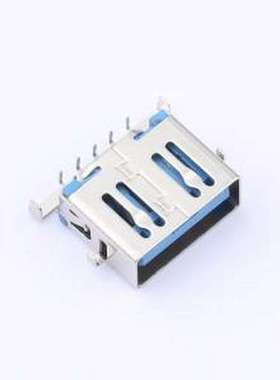 UB31F-U011-HLRG21P-P USB连接器 沉板 插件