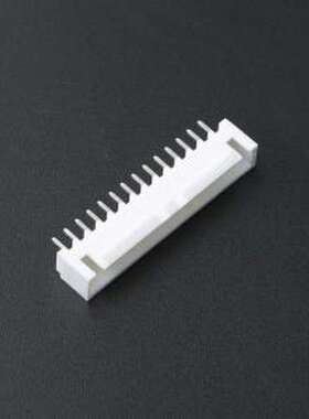 KH-A2504-14A 线对板针座 间距:2.54mm 1x14P 白色 插件,P=2.5mm