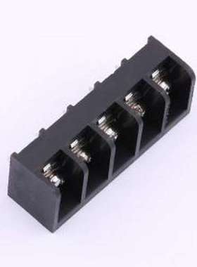 MXHB9500-9.5-05P-BK01-Cu-S-A 栅栏式接线端子 9.5mm 1x5P 边脚