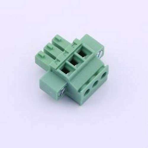 DB2EKAM-3.81-3P-GN-S 插拔式接线端子 3.81mm 1x3P 排数:1 每排P