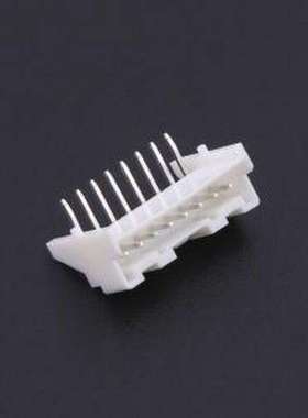 IPCW211W18NW01R 线对板针座 1x8P 间距:2mm 弯插 系列:PA 白色