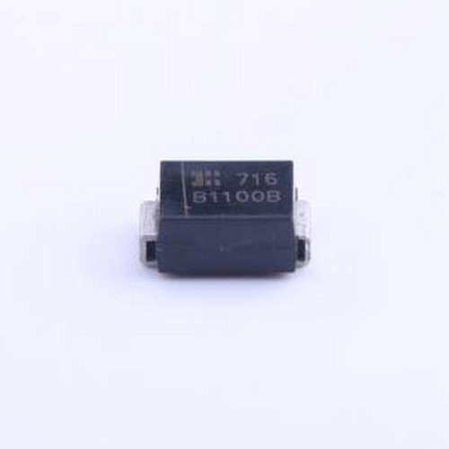 B1100B-13-F 肖特基二极管 电压:100V 电流:1A SMB(DO-214AA)