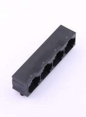 HC-WK88-H13-1X4-55QS 以太网连接器(RJ45 RJ11) 弯插 不带LED 插