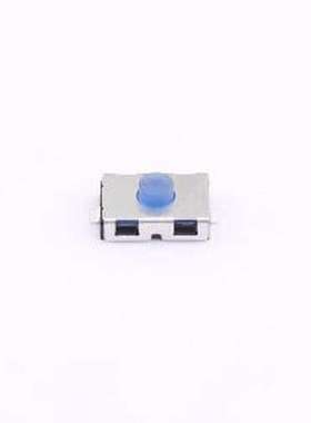 TSB009A2526B 轻触开关 4*6*2.5H-J 260gf 常闭硅胶蓝钮圆弹冷封