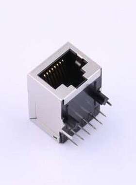 X01AQ066GWAD 以太网连接器(RJ45 RJ11) 弯插 插件