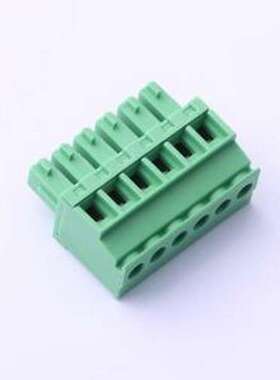 JL15EDGKA-38106G04 插拔式接线端子 1x6P 3.81mm 排数:1 每排P数