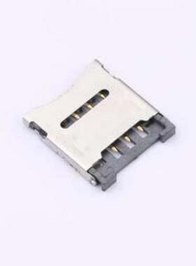 MICRO-SIM-0006-H18-P SIM卡连接器 翻盖式 MicroSIM卡 卡座 SMD