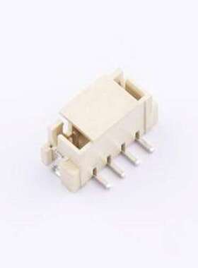 6LLCA040 线对板针座 1x4P 间距:2.5mm 立贴 系列:XH SMD,P=2.5mm