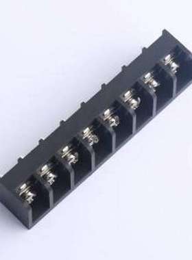 MXHB9500-9.5-08P-BK01-Cu-S-A 栅栏式接线端子 9.5mm 1x8P 边脚