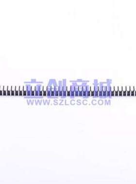 B-2100R40P-A110 排针 间距:2.54mm 1x40P 弯插 黑色 弯插,P=2.54