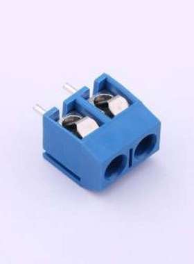 MX301-5.0-02P-BU01-Cu-Y-A 螺钉式接线端子 5mm 1x2P 排数:1 每