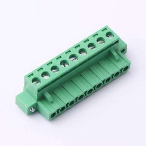 MX2EDGKM-5.08-09P-GN01-Cu-Y-A 插拔式接线端子 5.08mm 1x9P 排
