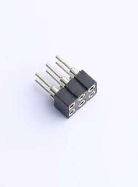 XDM200C-2-03-Z-2.8-G0 排母 2x3P 间距:2mm 直插 插件,P=2mm