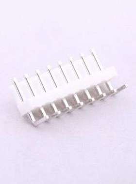 A3961WR-08P 线对板针座 间距:3.96mm 1x8P 白色 弯插,P=3.96mm