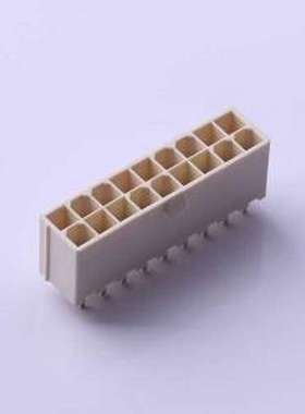C4255WVA-2X09P46 线对板针座 2x9P 间距:4.2mm 直插 插件,P=4.2m