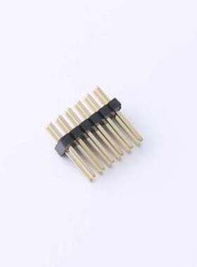 PZ127V-12-12-0720 排针 排针间距1.27mm 2x06P 直插 插件,P=1.27