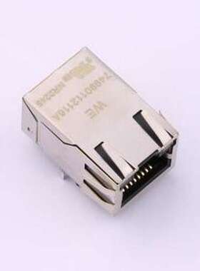 74990112116A 以太网连接器(RJ45 RJ11) 带LED 插件