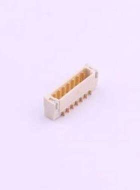 X0800WRS-07HF-LPV01 线对板针座 1x7P 间距:0.8mm 卧贴 SMD,P=0.