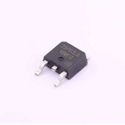 NTD25P03LG-VB 场效应管(MOSFET) 1个P沟道 耐压:30V 电流:26A TO