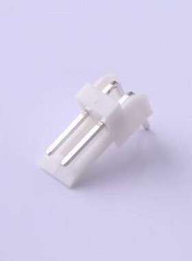 A2540WR-02P1 线对板针座 1x2P 间距:2.5mm 弯插 白色 弯插,P=2.5