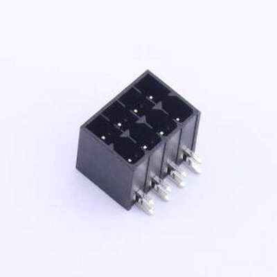 JL15EDGRHC-35004B02 插拔式接线端子 2x4P 3.5mm 弯插,P=3.5mm