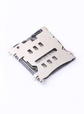 SMO-1550 SIM卡连接器 卡托式 MicroSIM卡 卡座 SMD