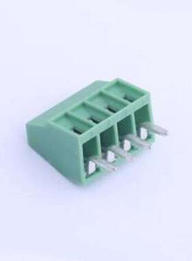 DB125-2.54-4P-GN-S 螺钉式接线端子 2.54mm 1x4P 排数:1 每排P数
