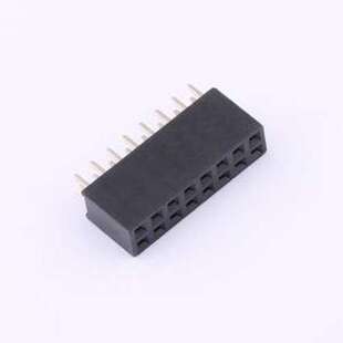 2X8 1166SDIG 排母 H8.5 FH2.54 PA6T 180度 2X8P W5.0
