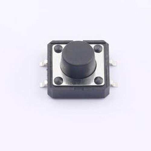 HX TS127TP 250gf 009 轻触开关 12x12x7mm 立贴 轻触开关 插件,1
