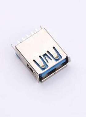 XUSF-1803-0523 USB连接器 USB 3.0AF A TYPE 180度直插板15.0长