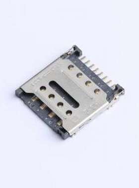 SA0801254150-57N SIM卡连接器 翻盖式 MicroSIM卡 卡座 SMD