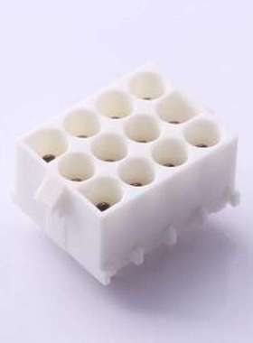 350829-1 线对板针座 3x4P 间距:6.35mm 直插 插件,P=6.35mm