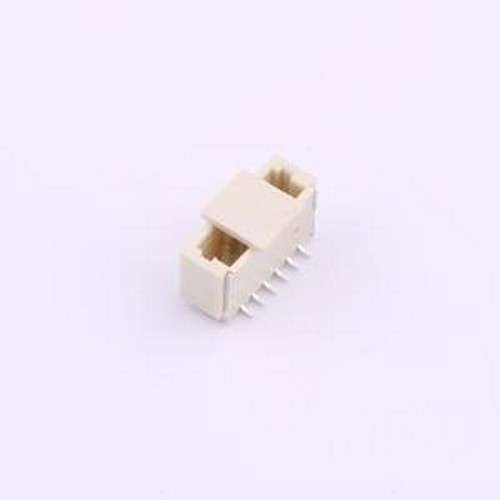 XD-1.0-6PLT 线对板针座 1x6P 间距:1mm 立贴 SMD,P=1mm