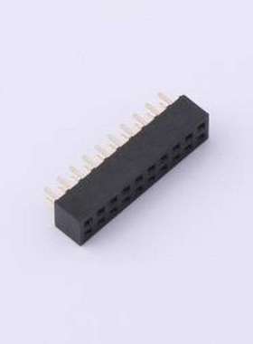 CSFA201-1002A001R1AC 排母 间距:2mm 2x10P 直插 插件,P=2mm