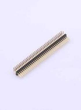 X1321WR-2x36J-C40D18 排针 2x36P 间距:1.27mm 方针 弯插,P=1.27