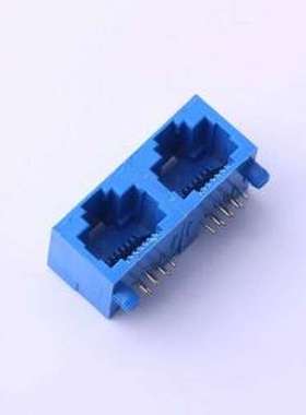 HC-RJ45-5JA-2-6-L 以太网连接器(RJ45 RJ11) 弯插 不带LED 插件