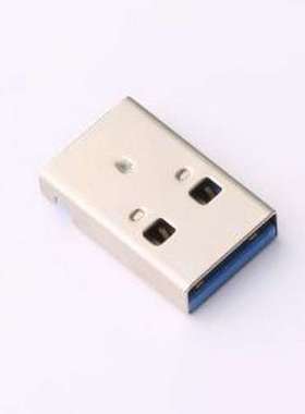 XUSM-0930-2319 USB连接器 USB 3.0AM公头沉板1.9MM贴板式带柱 SM