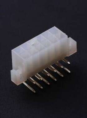 C4255WR-E-2X06P 线对板针座 2x6P 间距:4.2mm 弯插 弯插,P=4.2mm