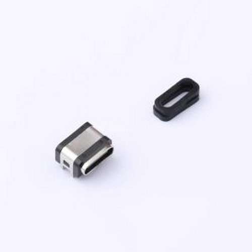 HYCW392-USBC06-785B USB连接器 Type-C 母 两件套 SMD