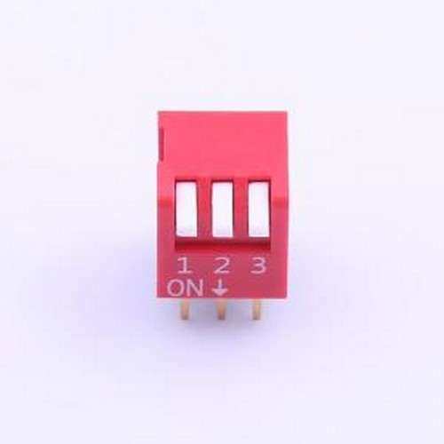 DPL-03RP 拨码开关 间距2.54mm 琴键 3位拨码开关 插件