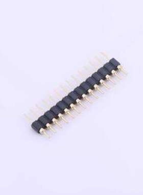 PZ254-1-14-Z-C 排针 1x14P 间距:2.54mm 圆针 直插 插件,P=2.54m