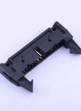 X9555WV-2x13A-PTV01 IDC刺破式连接器(牛角/简牛) PBT料,黑色,长