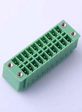 KF2EDGKVM-3.81-2*10P 插拔式接线端子 3.81mm 2x10P 排数:2 每排